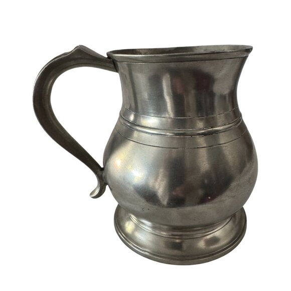 Pewter Tankard Mug With Handle By Seagrove Cast Pewter Antique - Picture 1 of 4